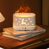Flame-Effect Essential Oil Diffuser and Humidifier