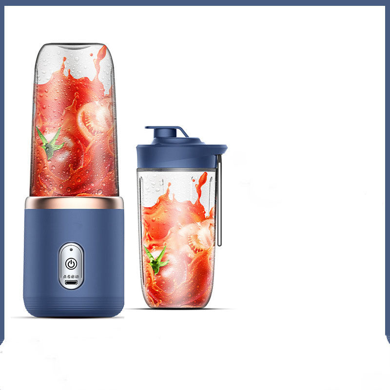 a blender with a liquid in it