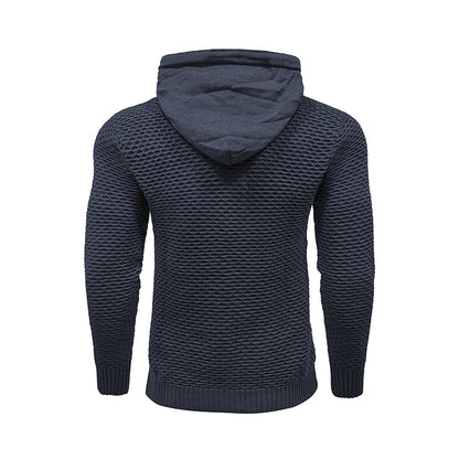 Hot Selling New Style 3D Pattern Outdoor Sports Men Solid Color Casual Hoodies
