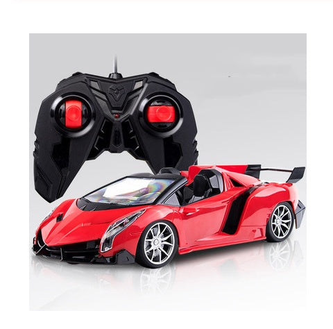 a red car with a remote control
