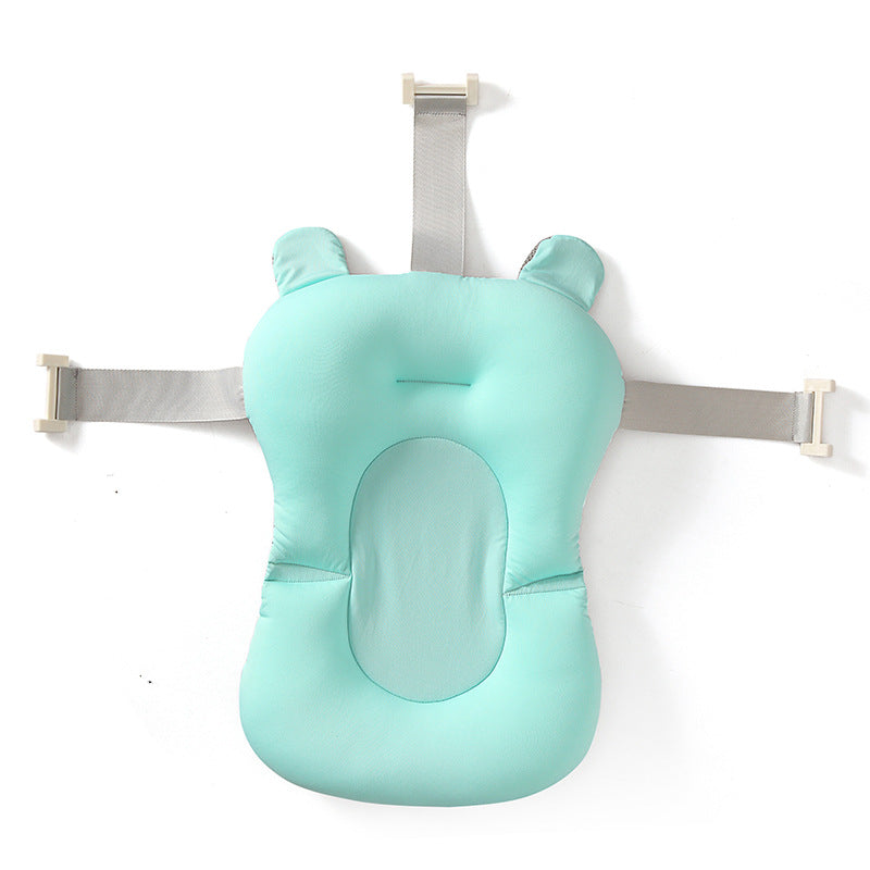 a baby seat on a wall