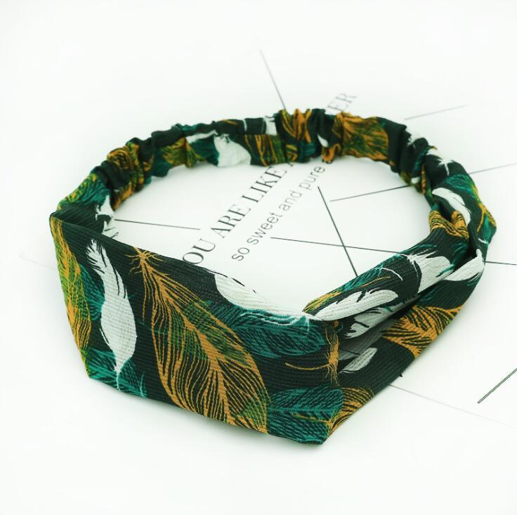 a headband on a white surface