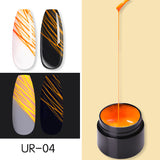 Luminous Spider Nail Art Gel Polish Set