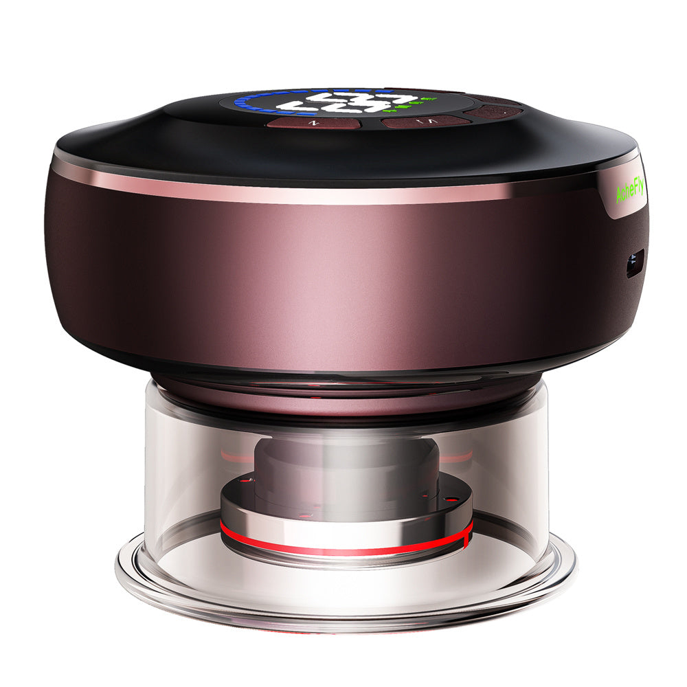 a circular device with a circular button