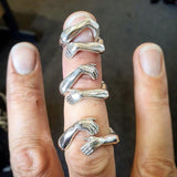 Hands-Embracing Love Ring