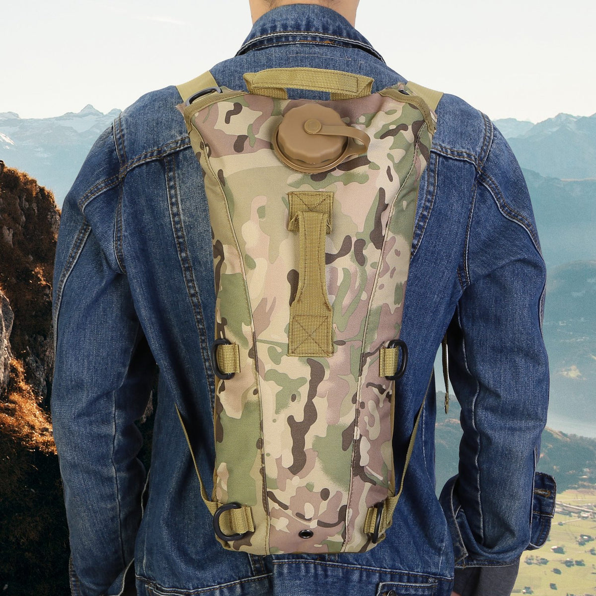 a person wearing a backpack