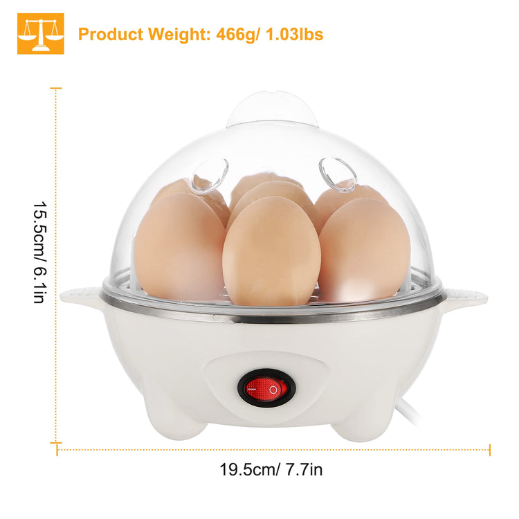 a white egg warmer with brown eggs in it