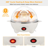 7-Egg Electric Cooker with Auto Shut-Off