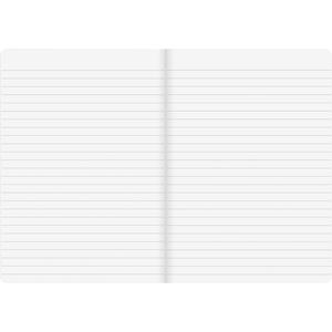 Rediform Blueline 5 Notebooks Pack - 64 Pages - Sewn - 5 3/4" x 8 1/4" - Assorted Cover - Soft Cover, Flexible Cover, Bleed Resistant - 5 / Pack