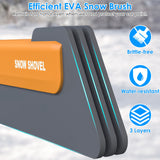 3-in-1 Car Snow Removal Tool with Ice Scraper and Brush