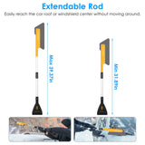 3-in-1 Car Snow Removal Tool with Ice Scraper and Brush