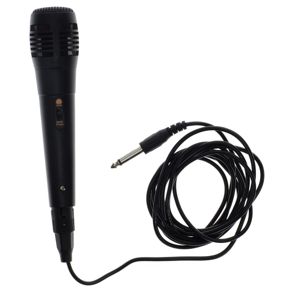 a microphone with a cord