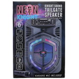 Neon Knight 8 inch Tailgate Bluetooth(R) Speaker Portable Speaker with Microphone NKTG