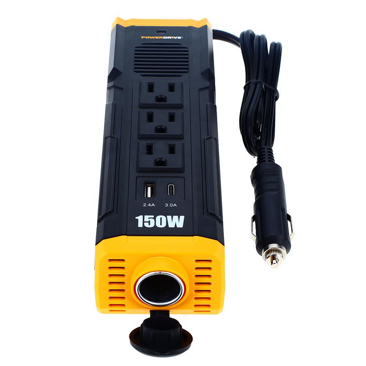 a power strip with a plug