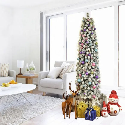 Pencil Flocking Christmas Tree