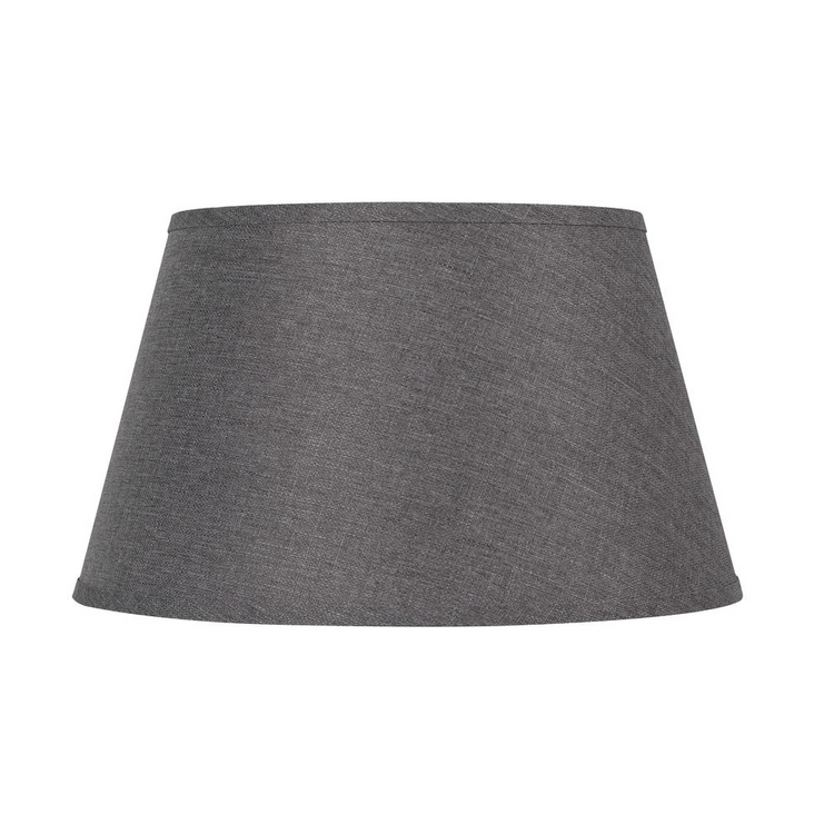 a grey lamp shade