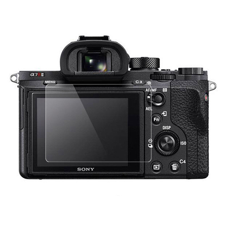 a black camera with a screen