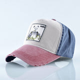 Letter-Embroidered Adjustable Baseball Cap