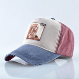 Letter-Embroidered Adjustable Baseball Cap