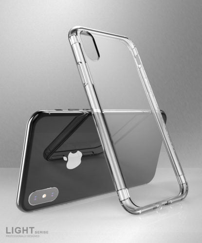 a black and clear cell phone case
