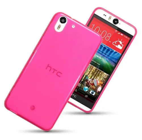Qubits TPU Gel Hot Pink Case for HTC Desire Eye | High-Quality, Slim-Fitting Protection