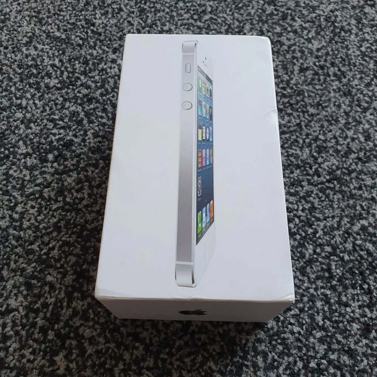 a white box with a picture of a cell phone on it