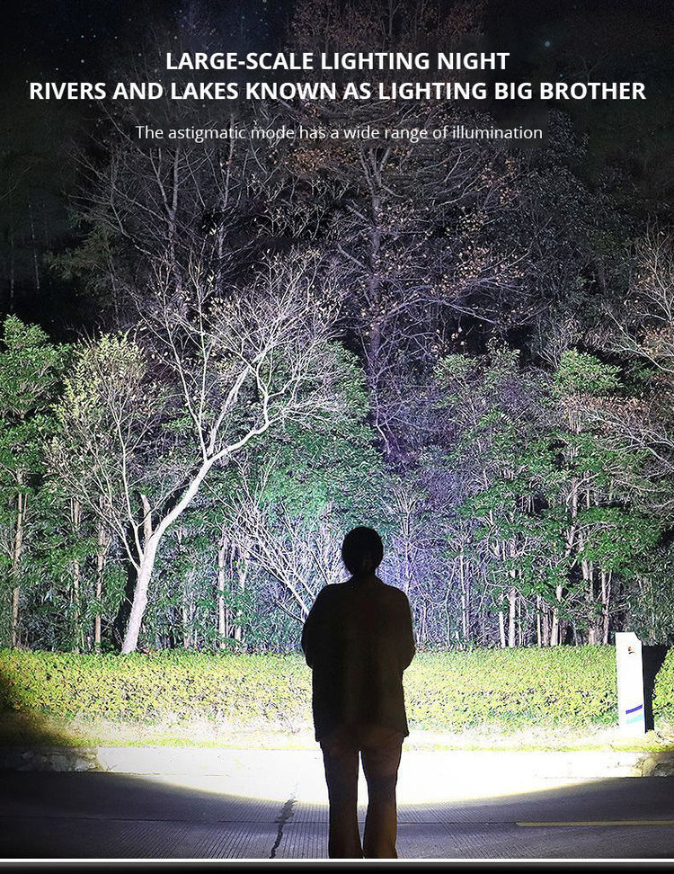 a person standing in front of a forest