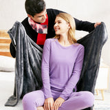 USB-Heated Flannel Blanket Shawl