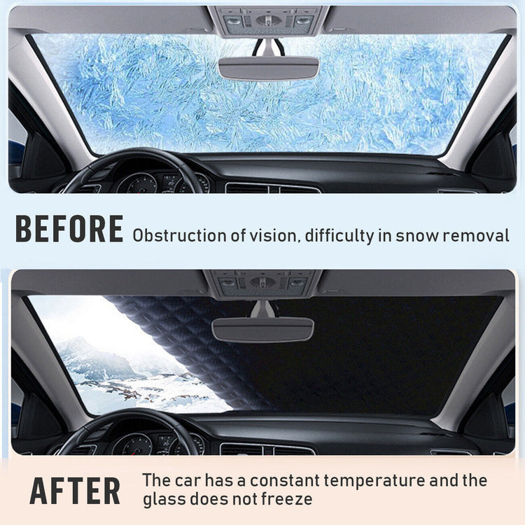 a view from the inside of a car
