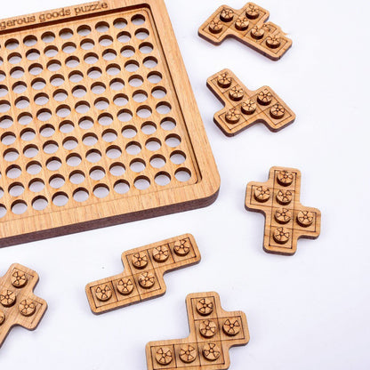 Ultra-difficult Hell Wooden Special-shaped Puzzle