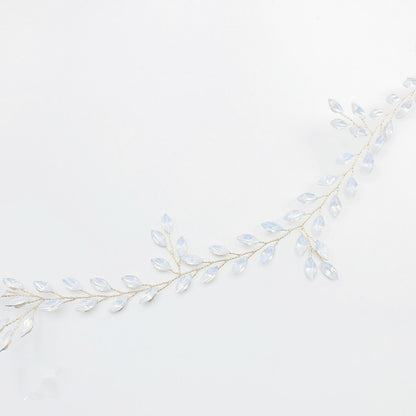 Protein Rhinestone Headdress With Yarn Strip