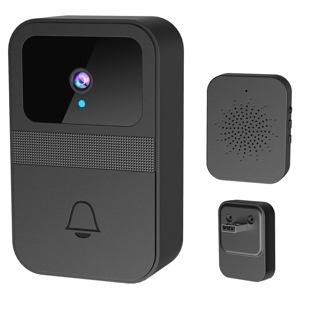 a black device with a bell and a speaker
