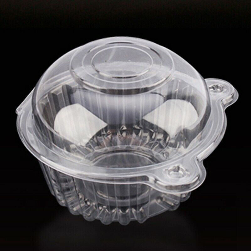 a clear plastic container with a lid