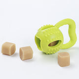 TPR Interactive Cheese-Shaped Dog Chew Toy