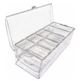 On Ice Bar Fruit Garnish Spice Box Condiment Dispenser Seasoning Storage Kitchen