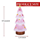 7.2-Foot Lighted Inflatable Christmas Tree Yard Decoration