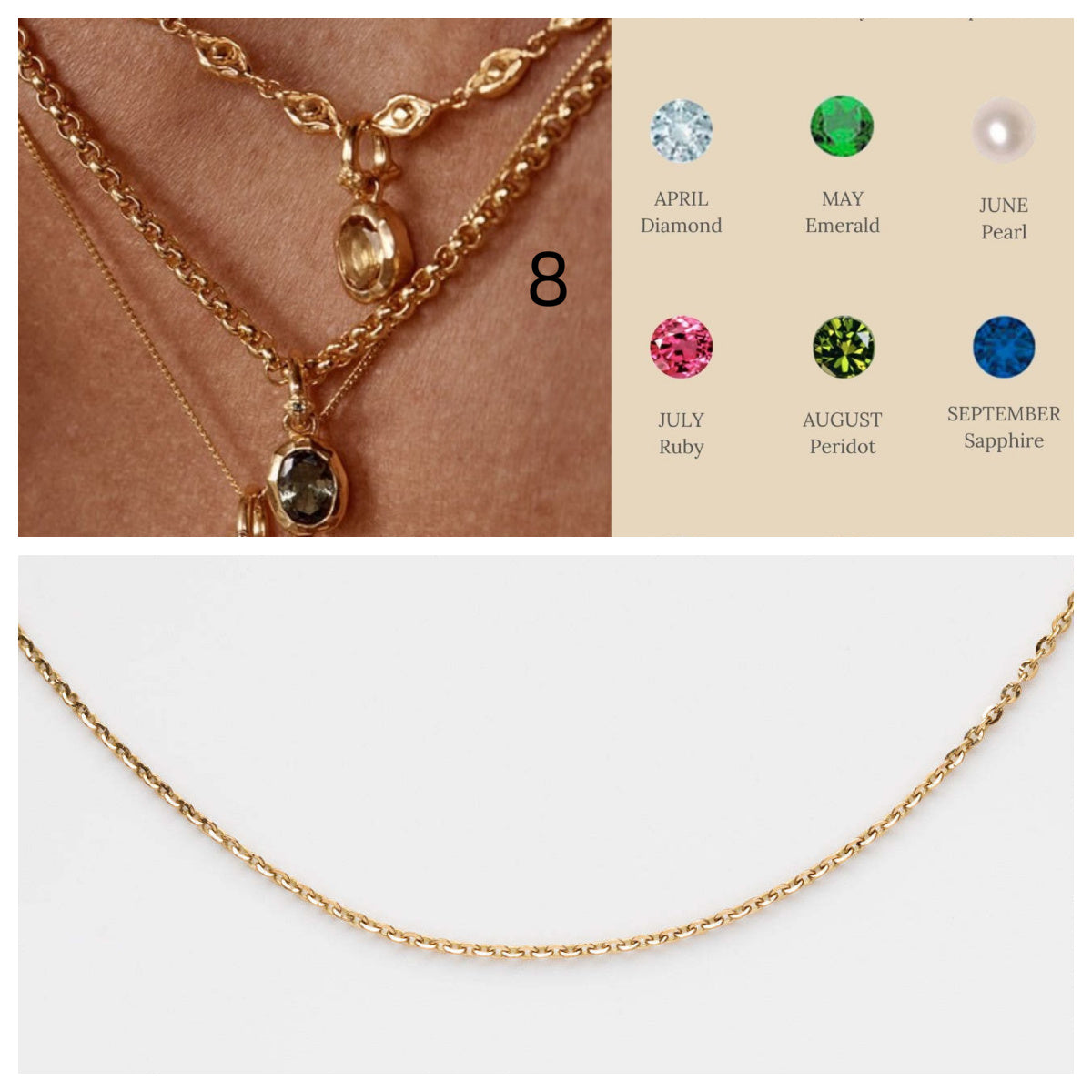 a close up of a necklace