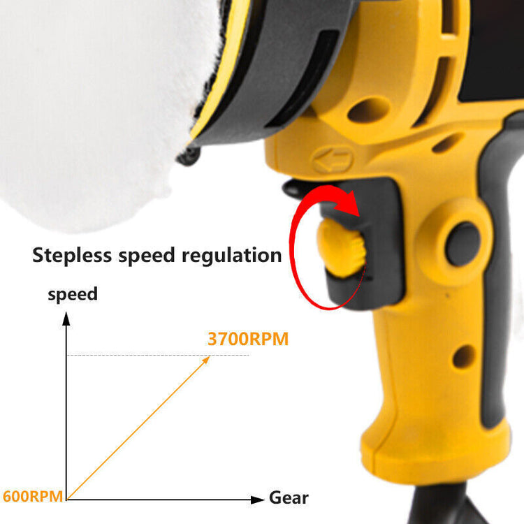 a yellow and black power tool
