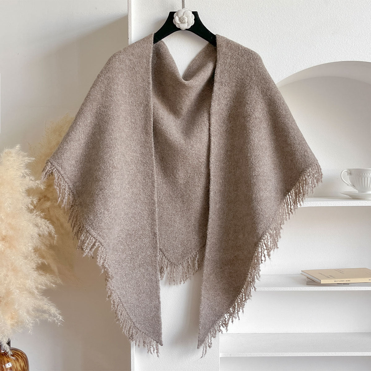Autumn And Winter Solid Color All-match Warm Scarf