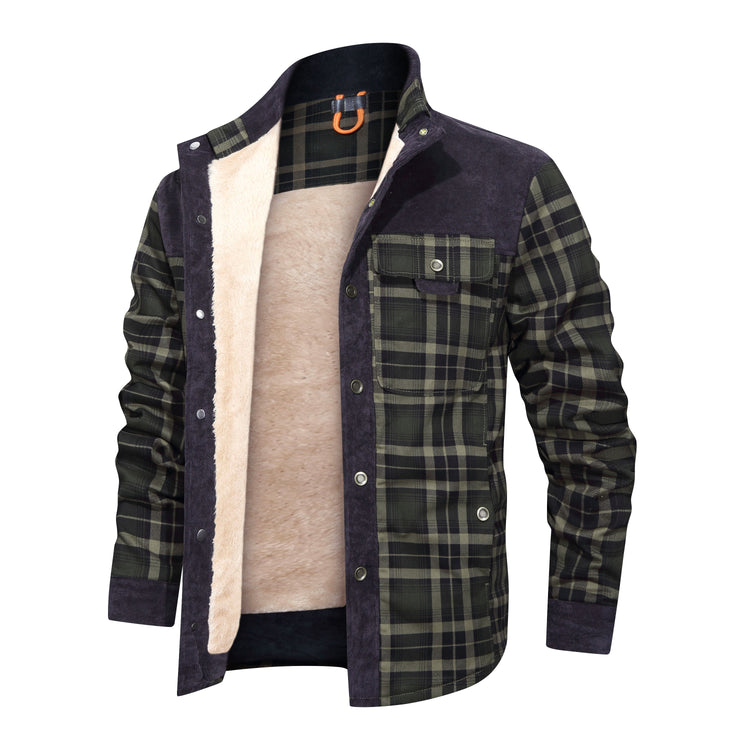 a jacket with a white background