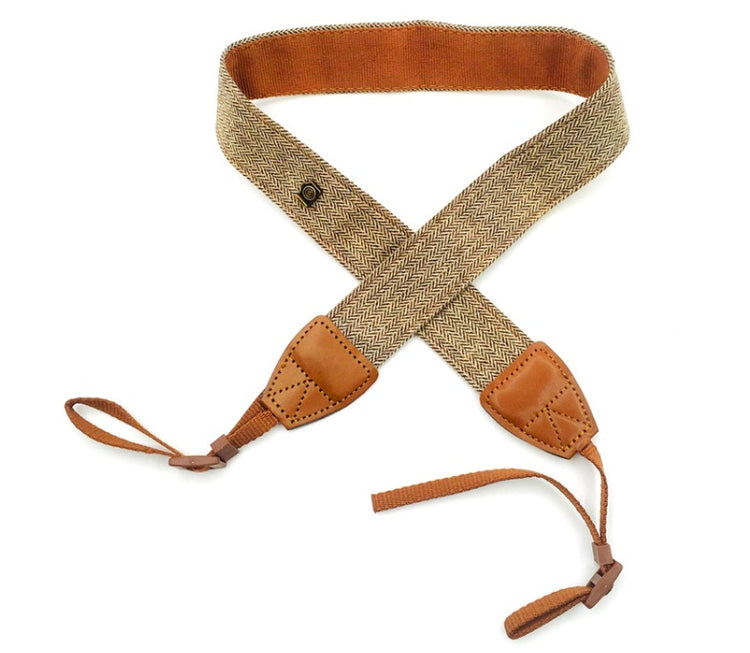 a brown and tan strap