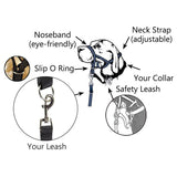 Adjustable Anti-Bite Mask Pet Traction Suit Mouth Cover