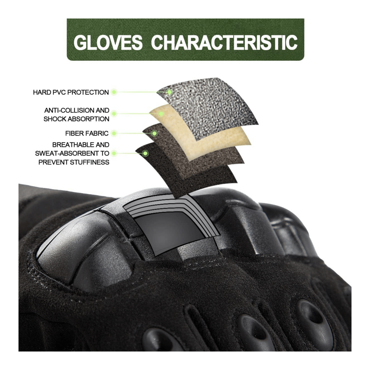 a close up of a glove