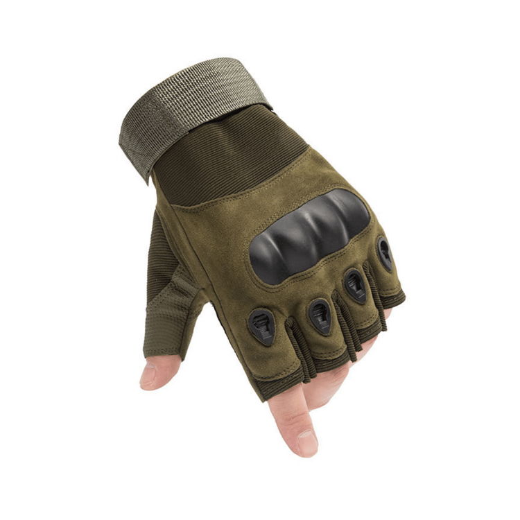 a hand with a glove