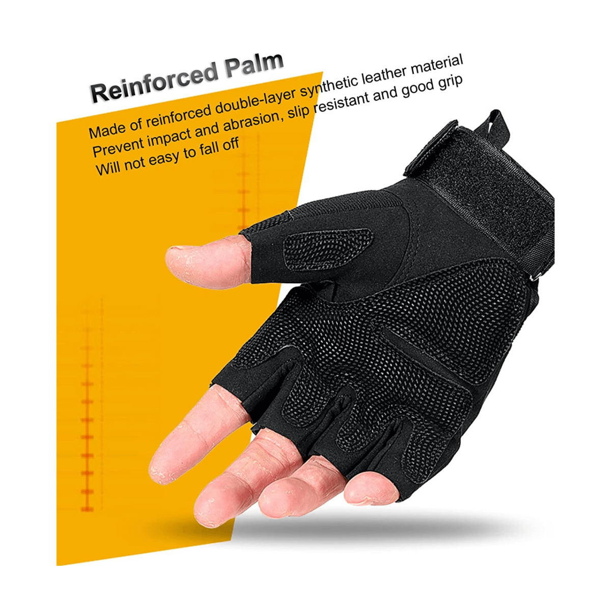 a hand with a glove