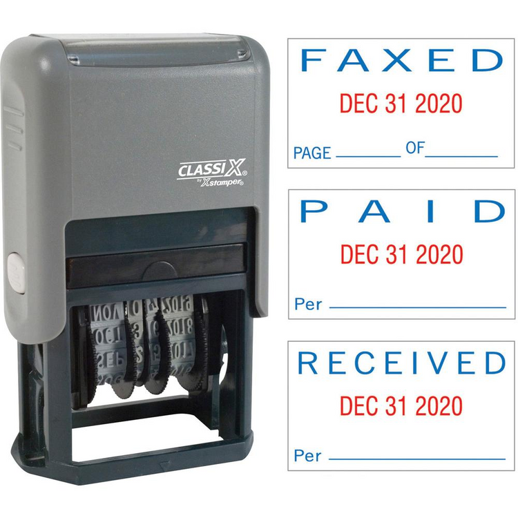a stamp with text overlay