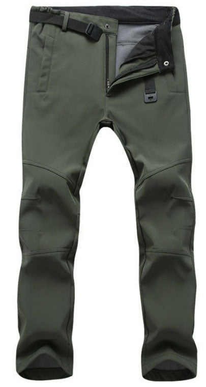 a pair of green pants