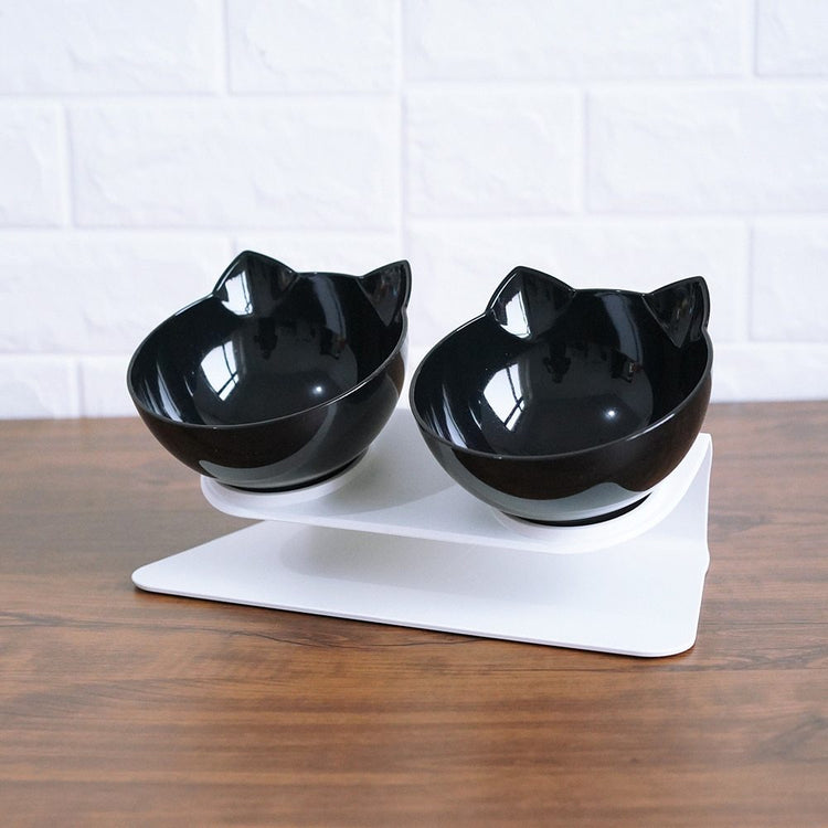 two bowls on a stand