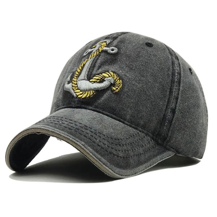 a hat with a anchor on it