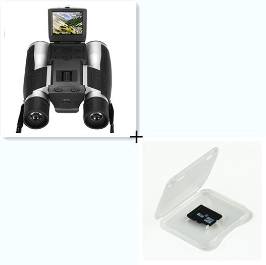 a camera with a small screen and a small micro sd card
